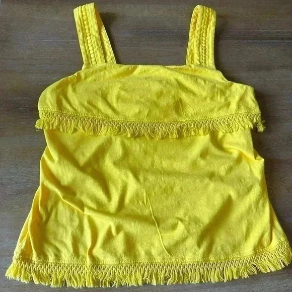 Yellow JCrew tank - Picture 1 of 7